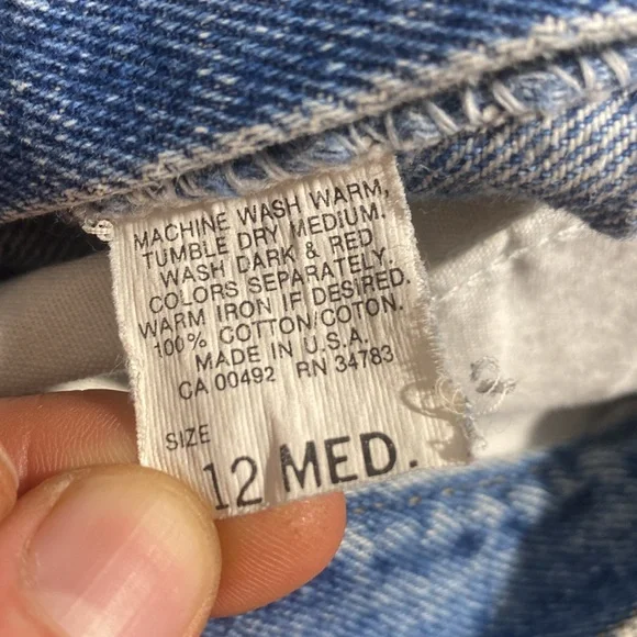 Vintage 90s Tapered Lee Jeans - Picture 6 of 12